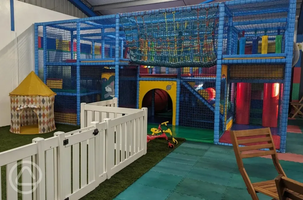  The play barn is a great hang out for kids