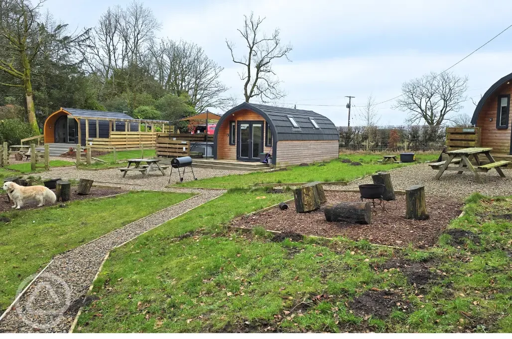 Glamping pods