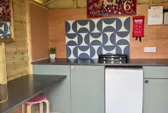 Carousel yurt kitchen cabin interior Carousel yurt kitchen cabin interior