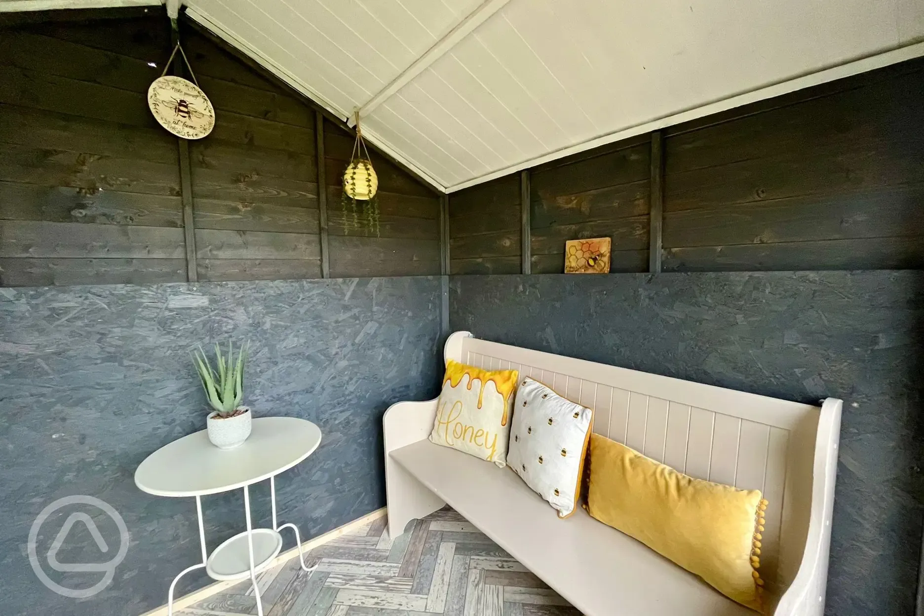 Bumble shepherd's hut interior