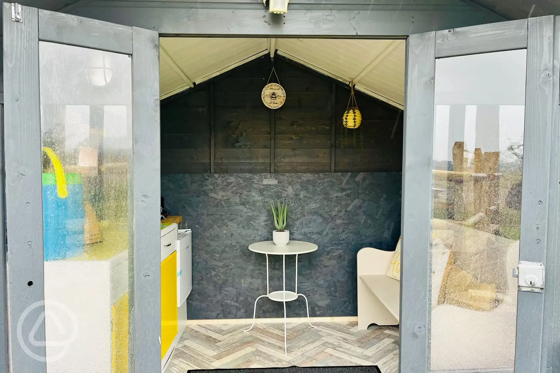 Bumble shepherd's hut interior