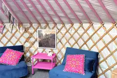 Carousel yurt sofa beds