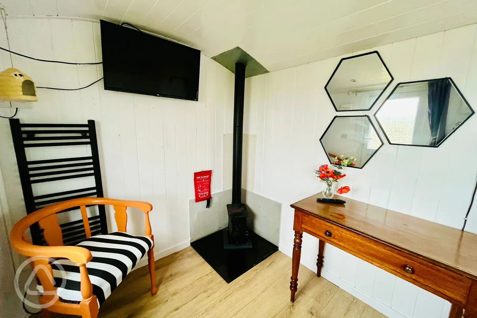 Bumble shepherd's hut interior