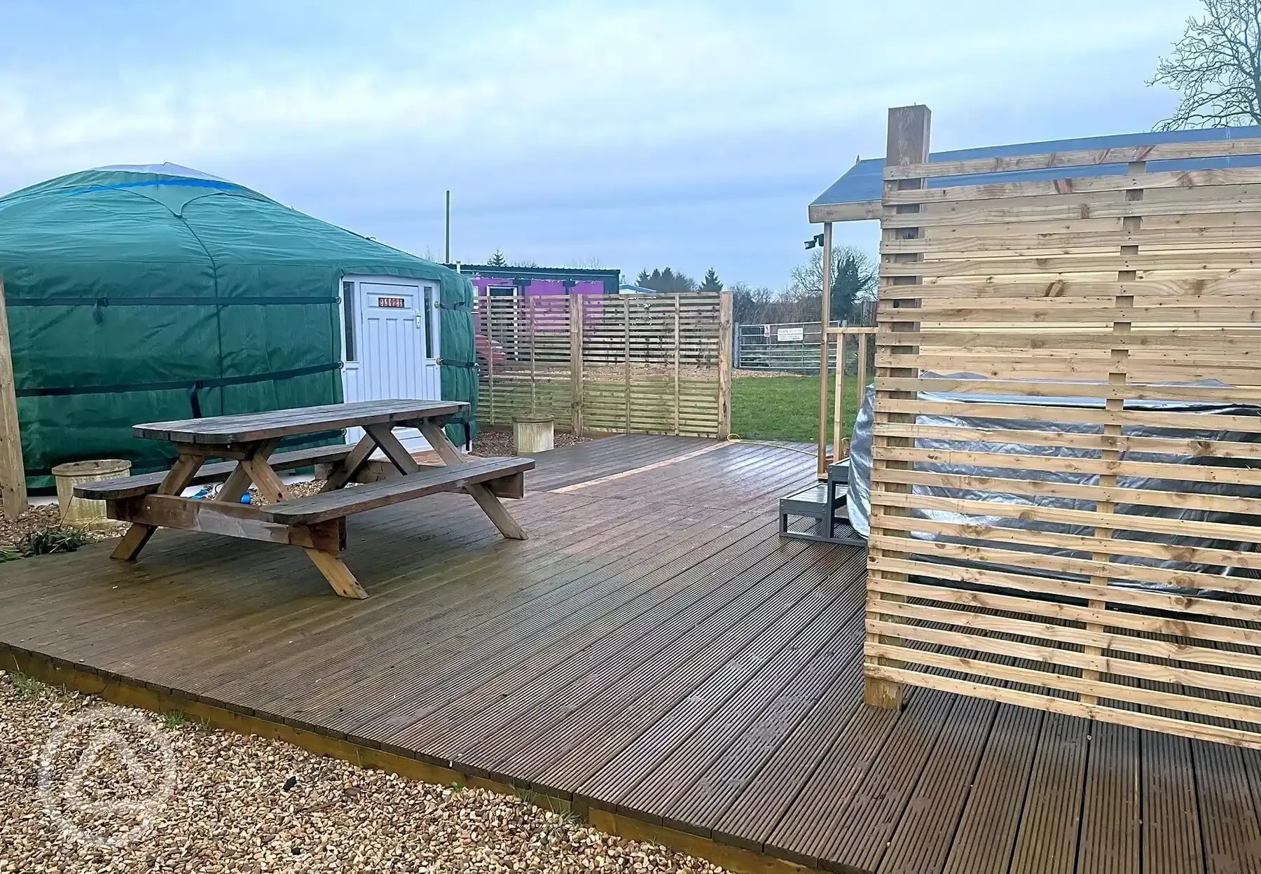 Carousel yurt exterior