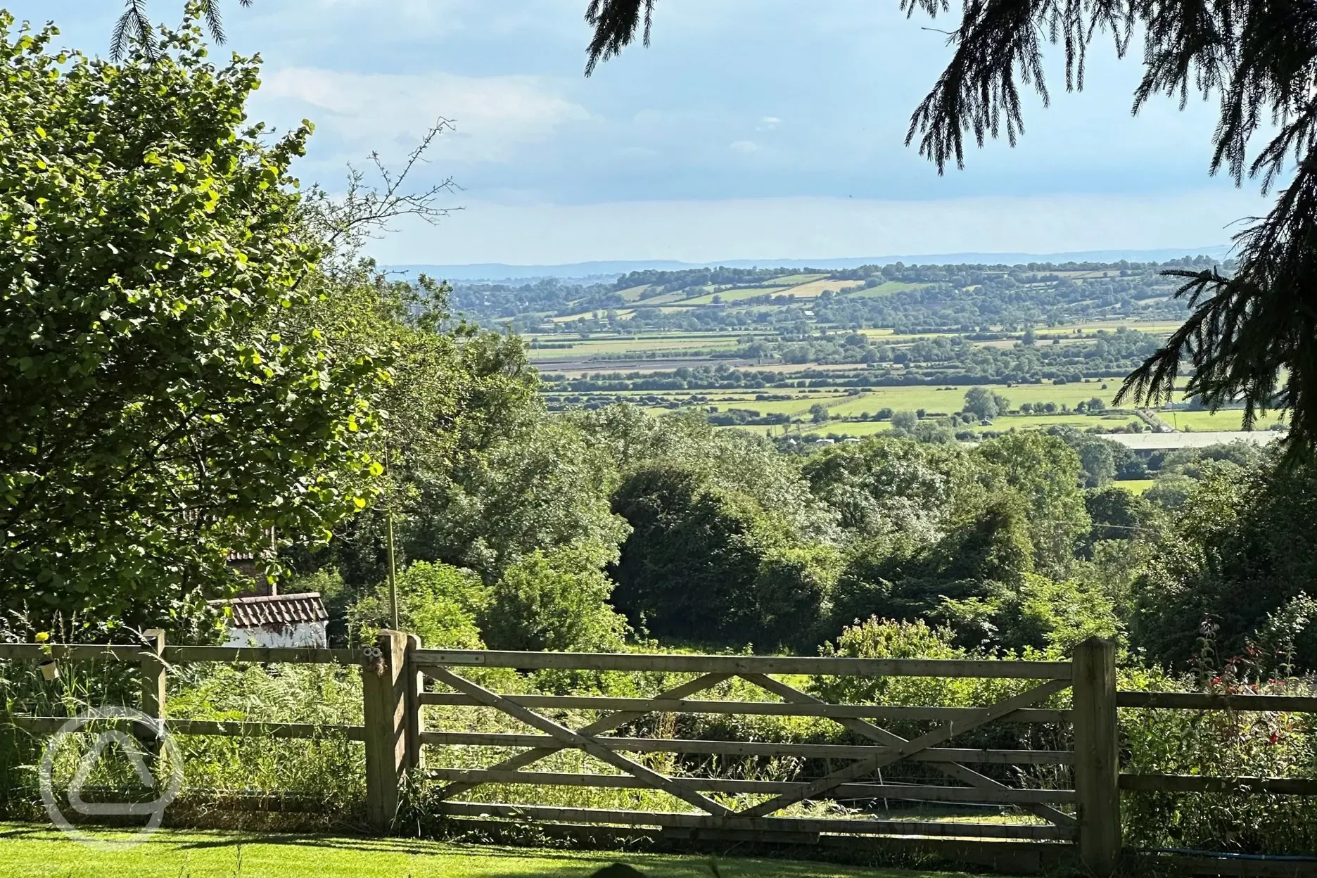 View over Somerset and Cheddar