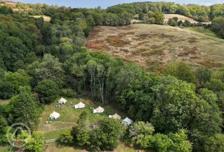 Owley Woods Glamping on the Mendip Hills