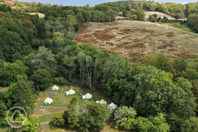 Owley Woods Glamping on the Mendip Hills