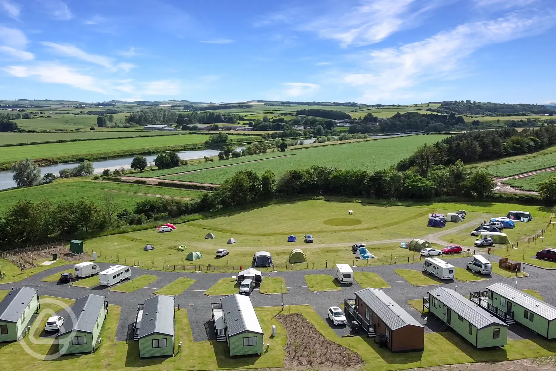 Aerial of the site