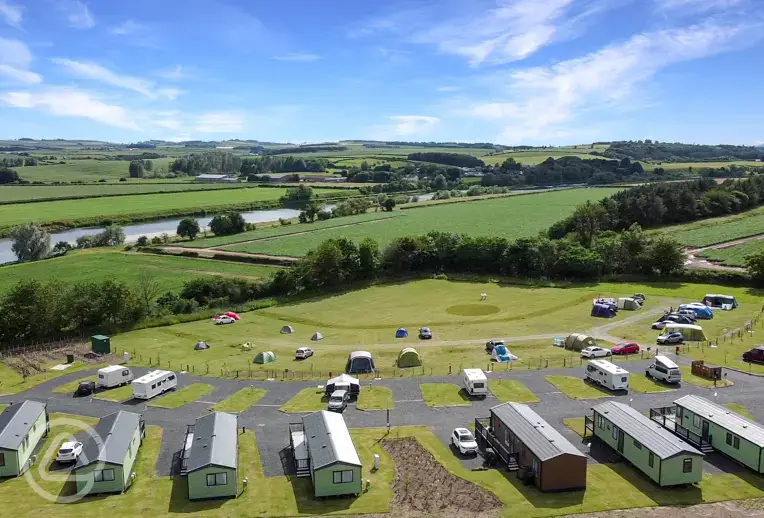 Aerial of the site