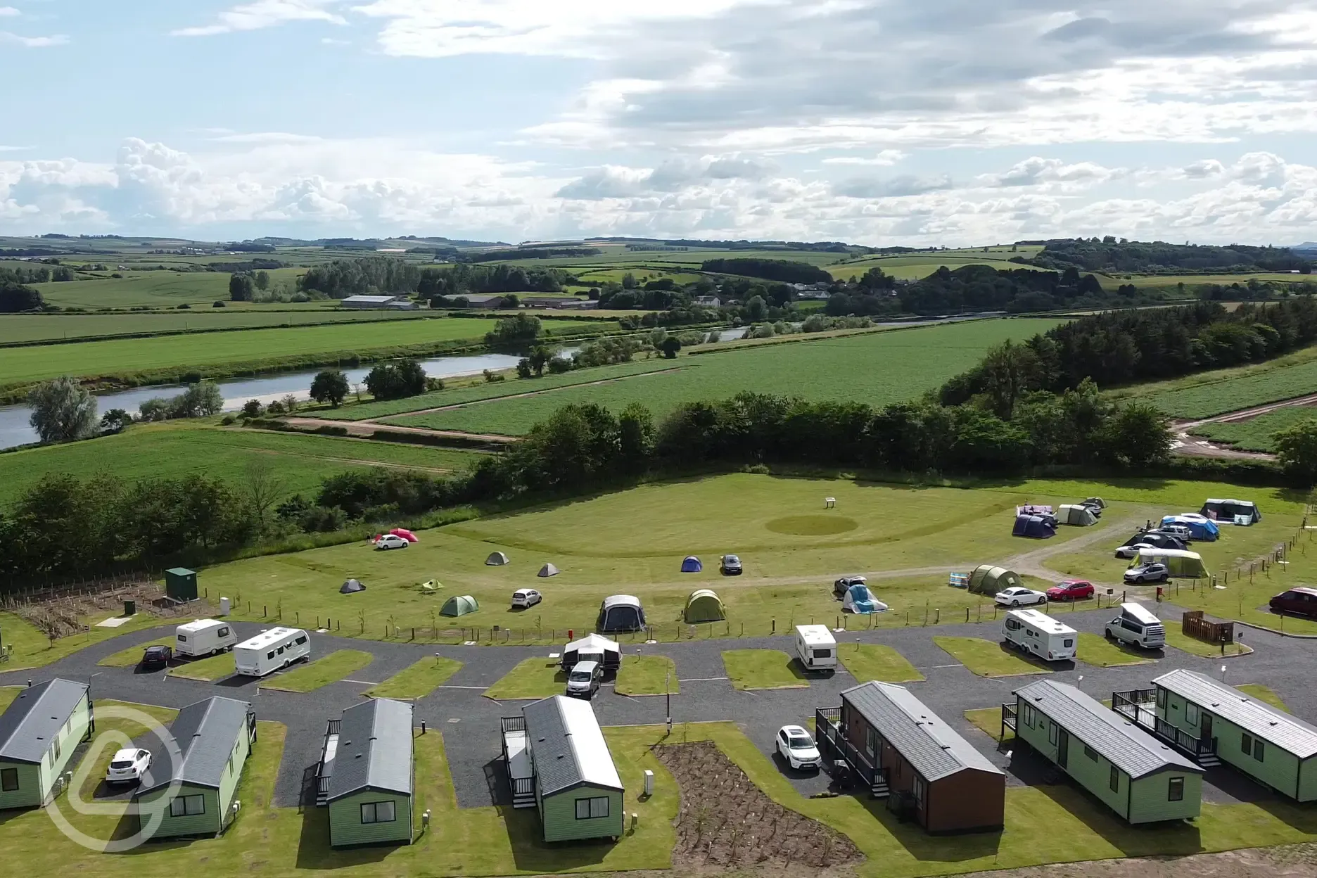 Touring and camping on the river Tweed