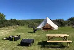 Bell tent exterior 