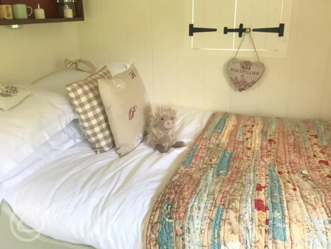 Stitchwort shepherd's hut interior 