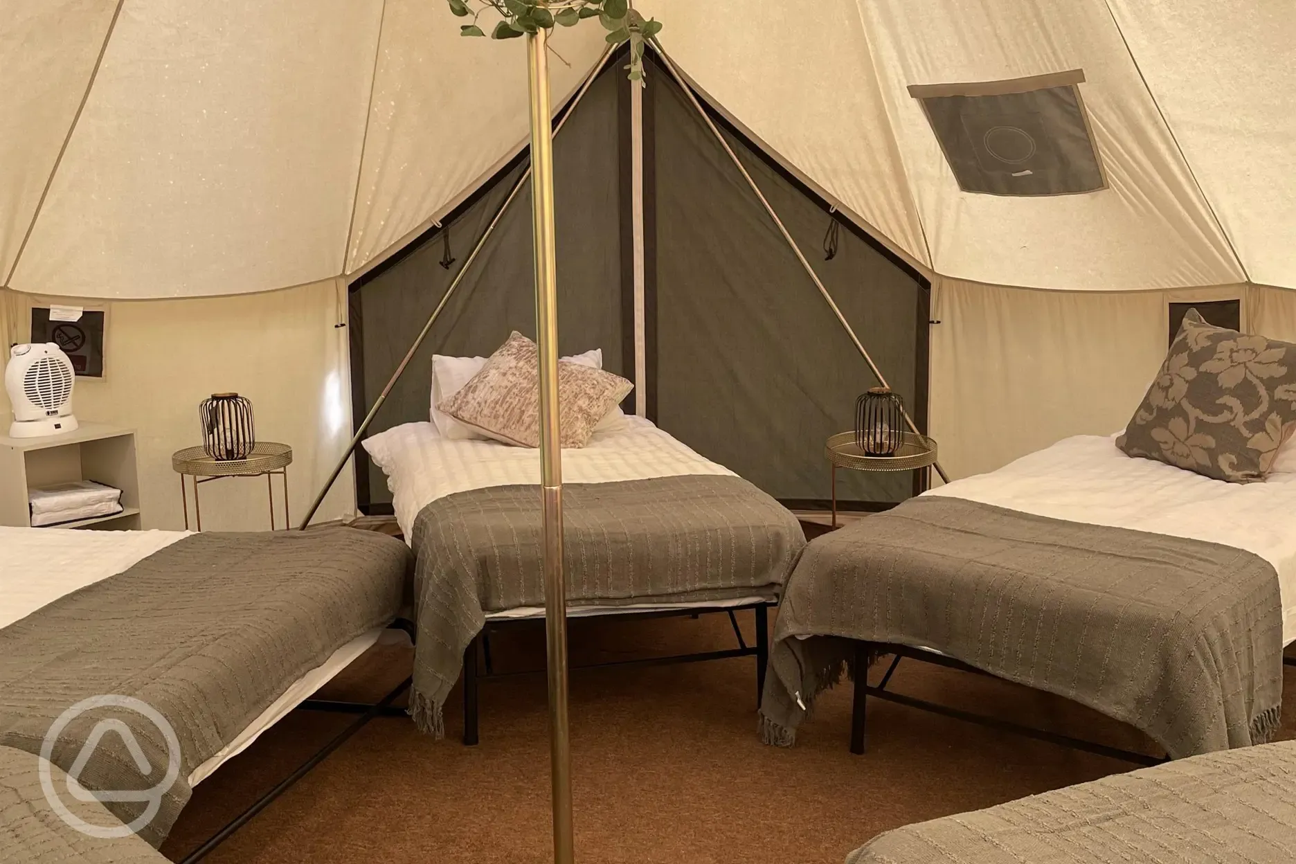 Apartment tent interior