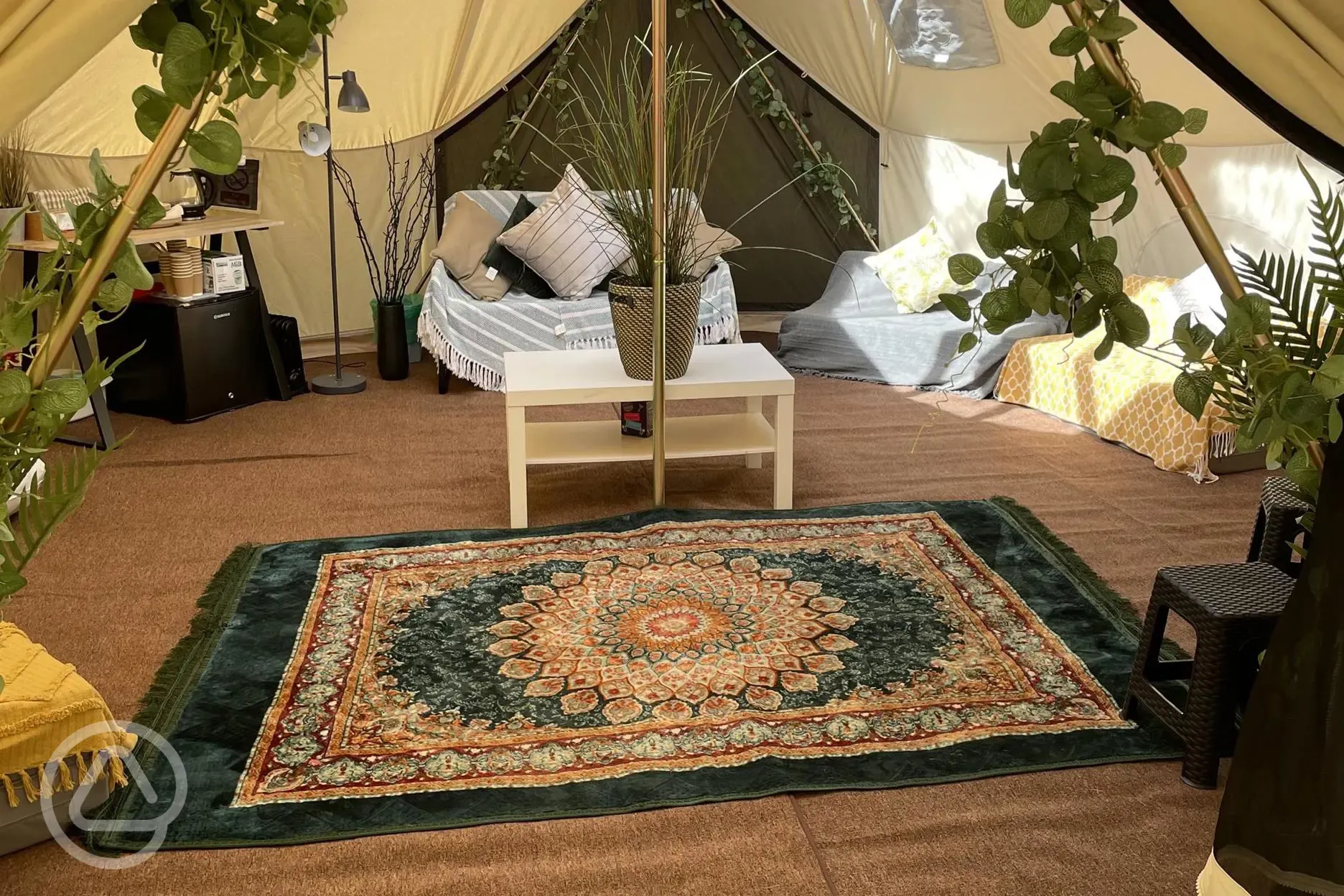 Apartment tent interior