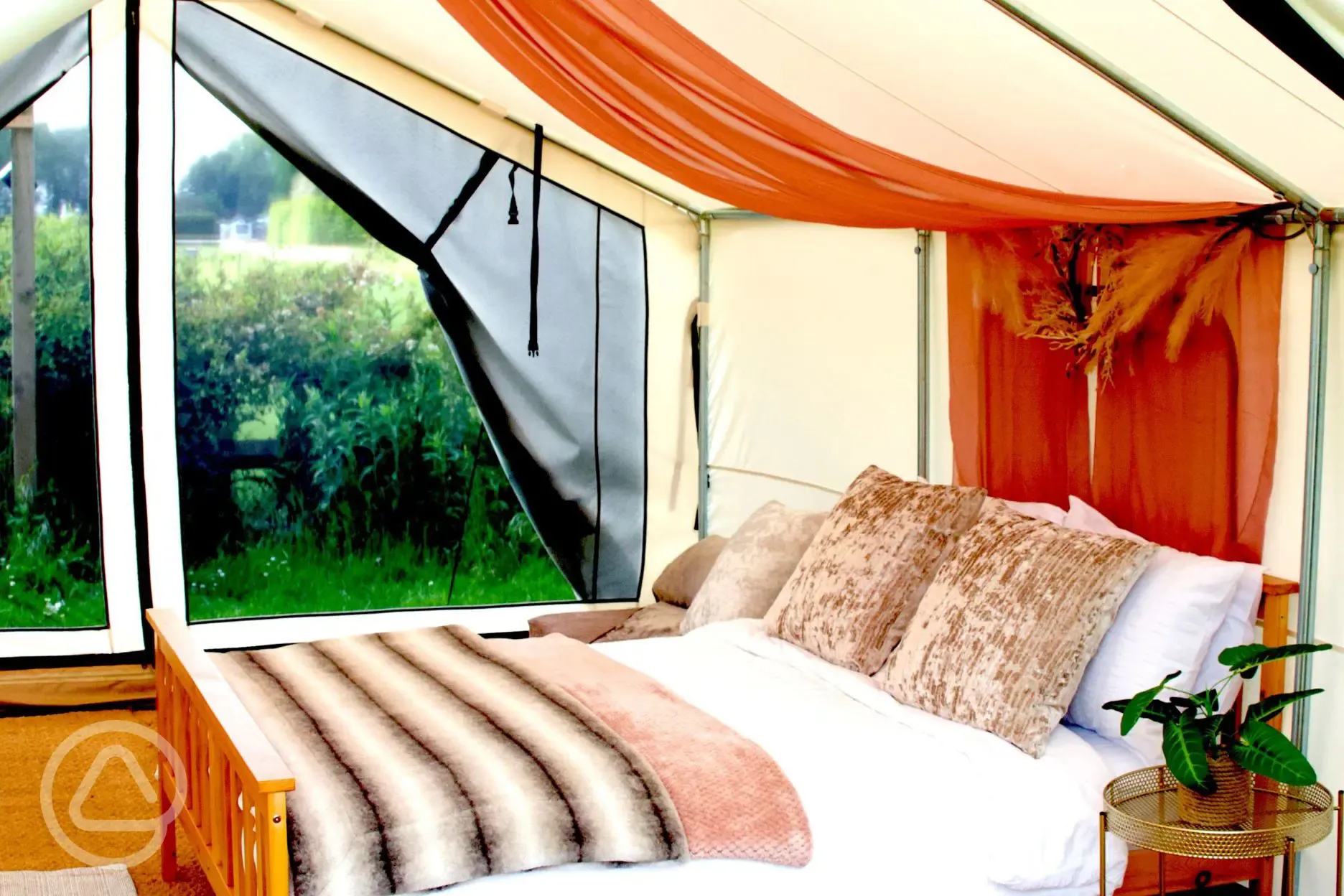 Majesty tent interior