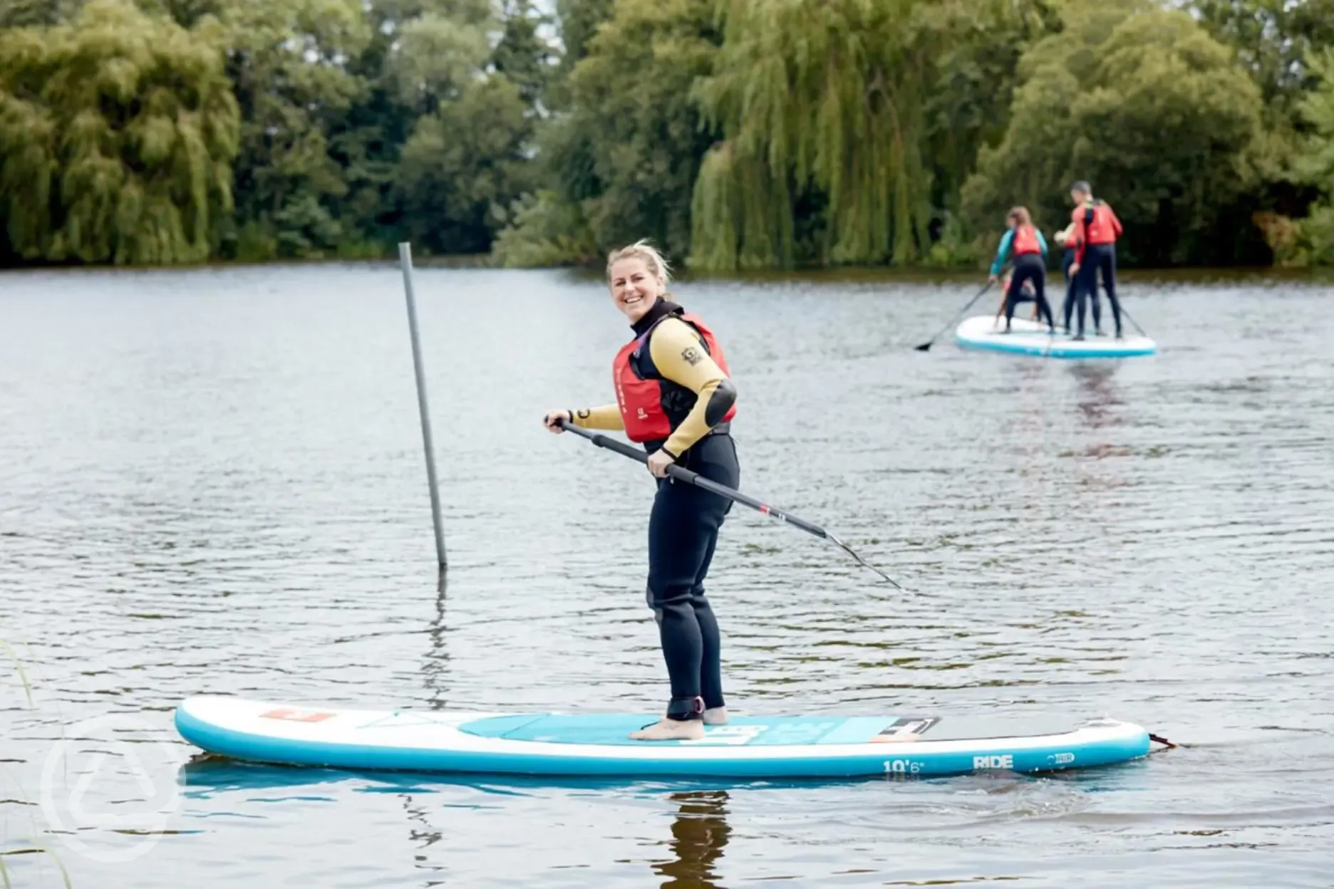 Paddle boarding