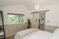 Roe Deer Cabin with hot tub bedroom Roe Deer Cabin with hot tub bedroom