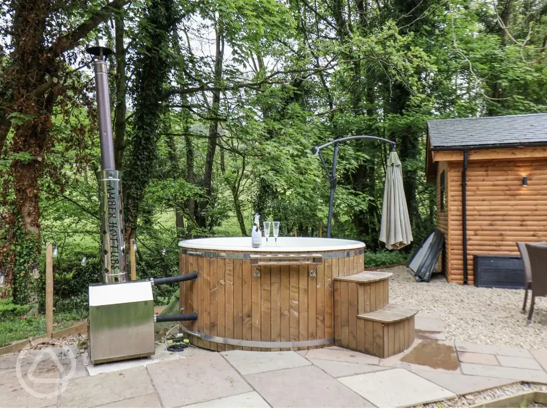 Roe Deer Cabin with hot tub