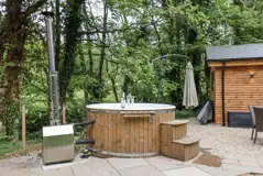 Roe Deer Cabin with hot tub Roe Deer Cabin with hot tub