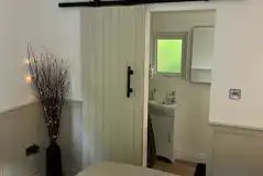 Roe Deer Cabin with hot tub bedroom Roe Deer Cabin with hot tub bedroom