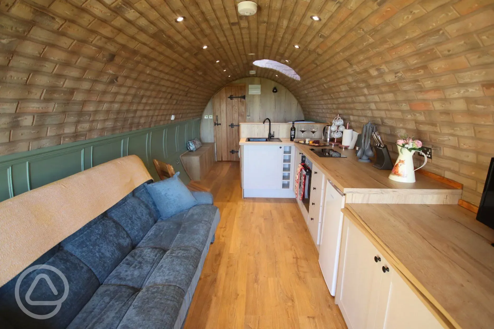 Hare's View glamping pod interior