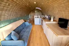 Hare's View glamping pod interior