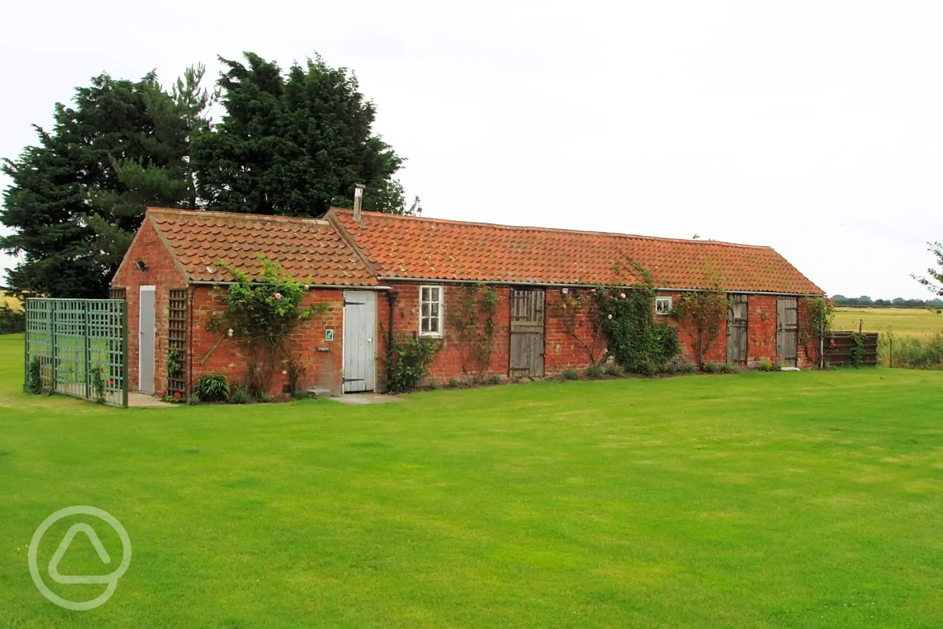 Brick facility building 