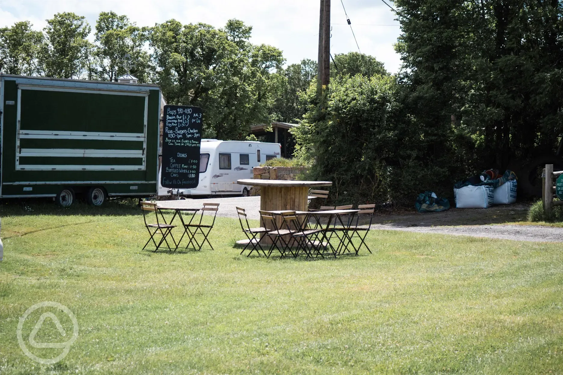 Visiting food van