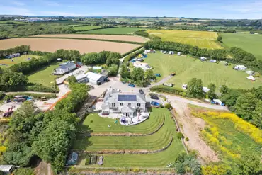 Aerial of the campsite