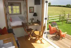 Gabriel's Rest shepherd's hut interior 