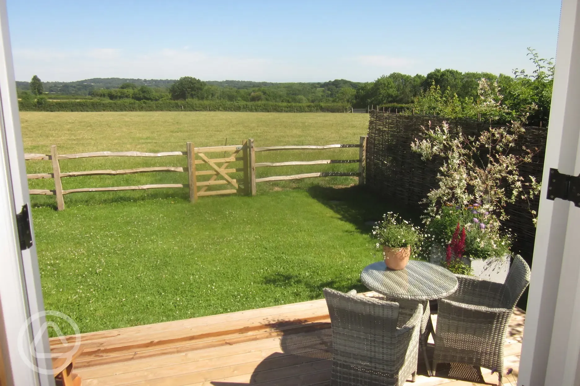 Views from the shepherd's hut