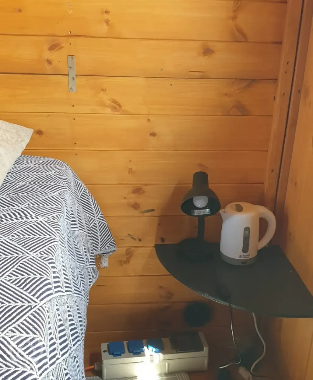 Camping pod interior