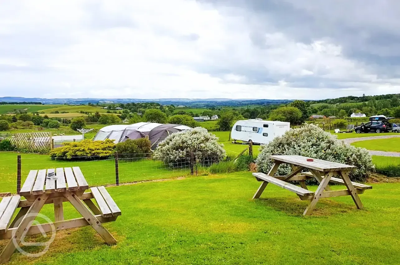 Overview of the campsite