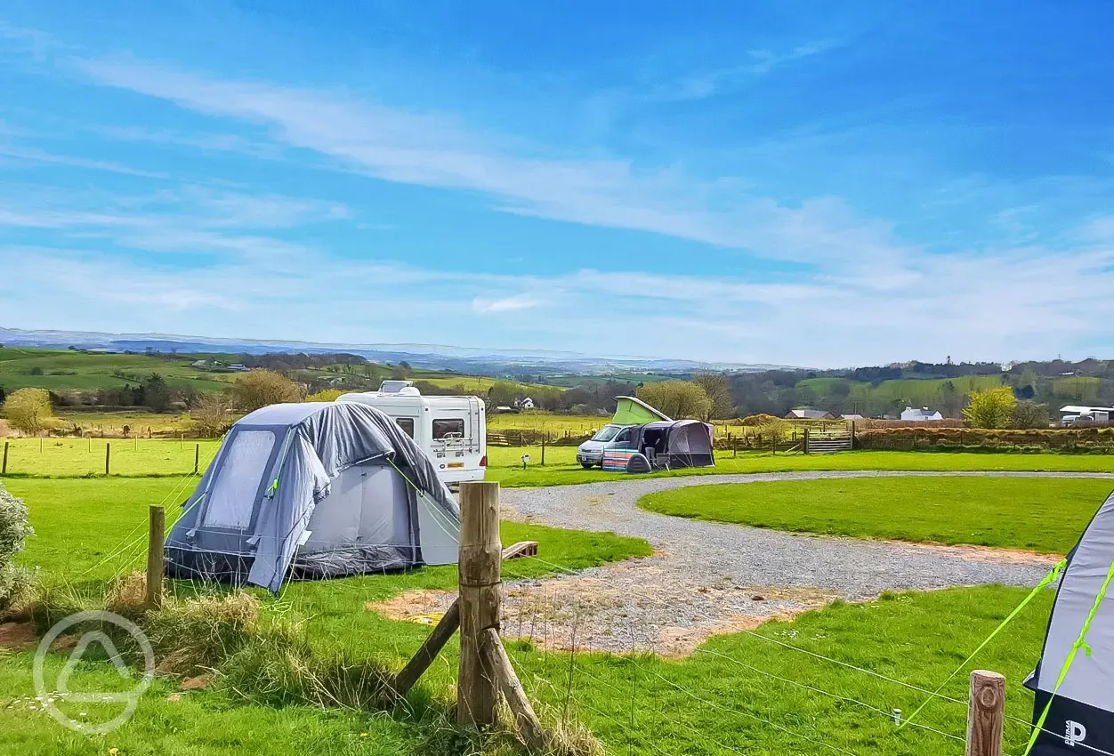 Overview of the campsite