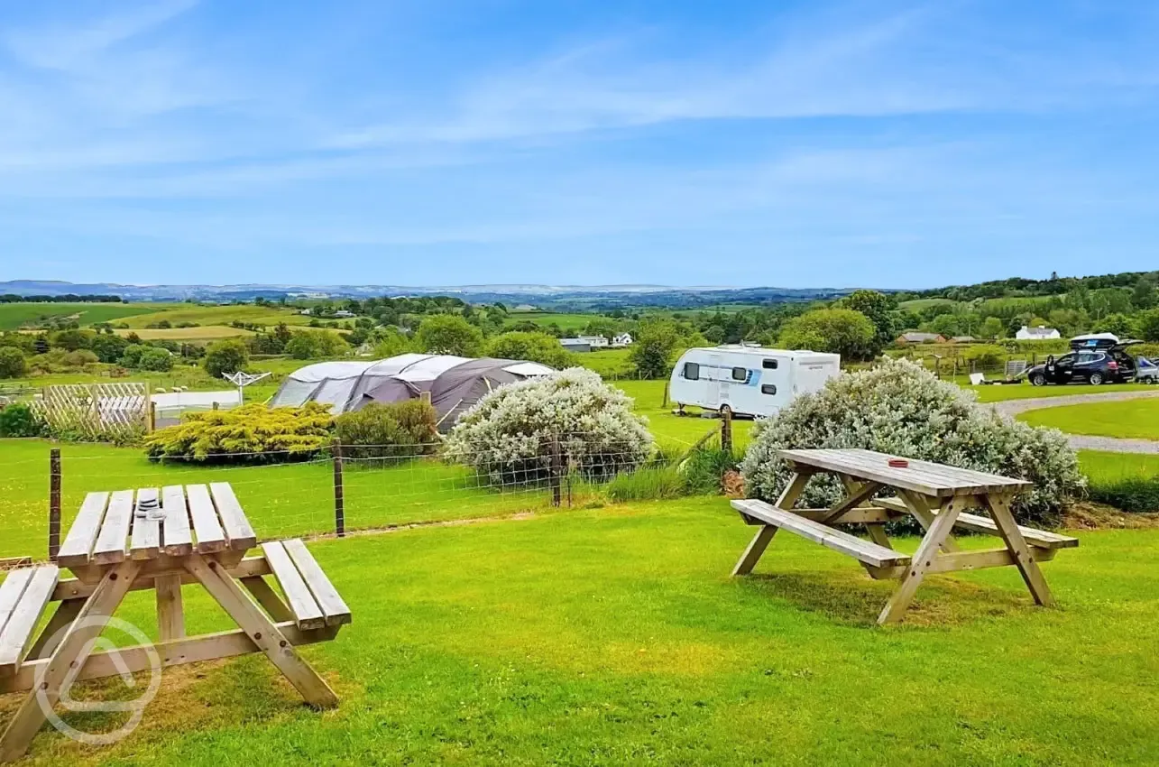 Overview of the campsite