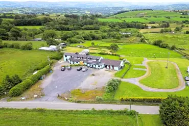 Aerial of the campsite