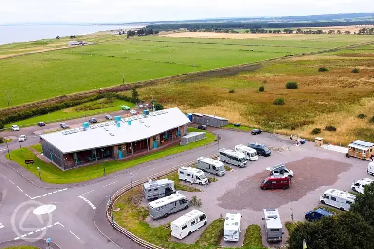 Aerial of the site