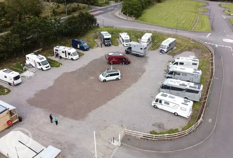 Aerial of the site