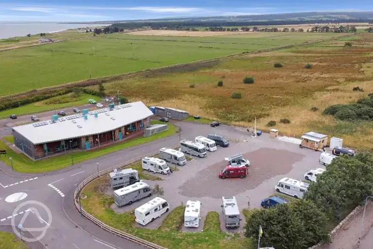 Aerial of the site