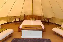 Bell tent interior