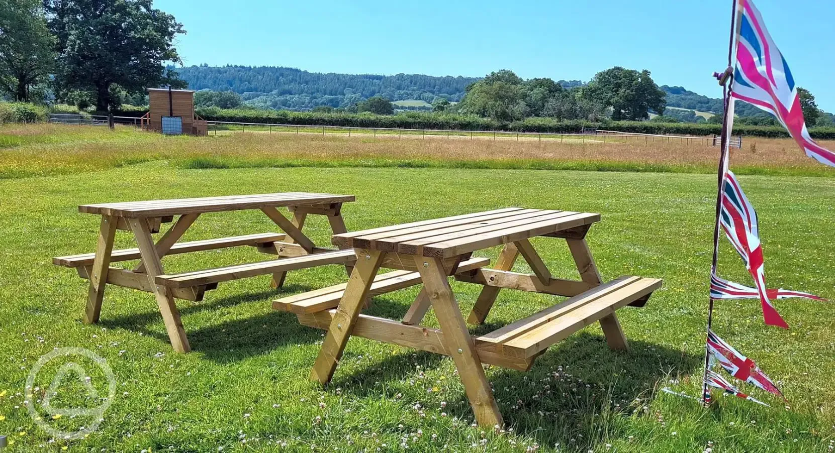 Picnic benches