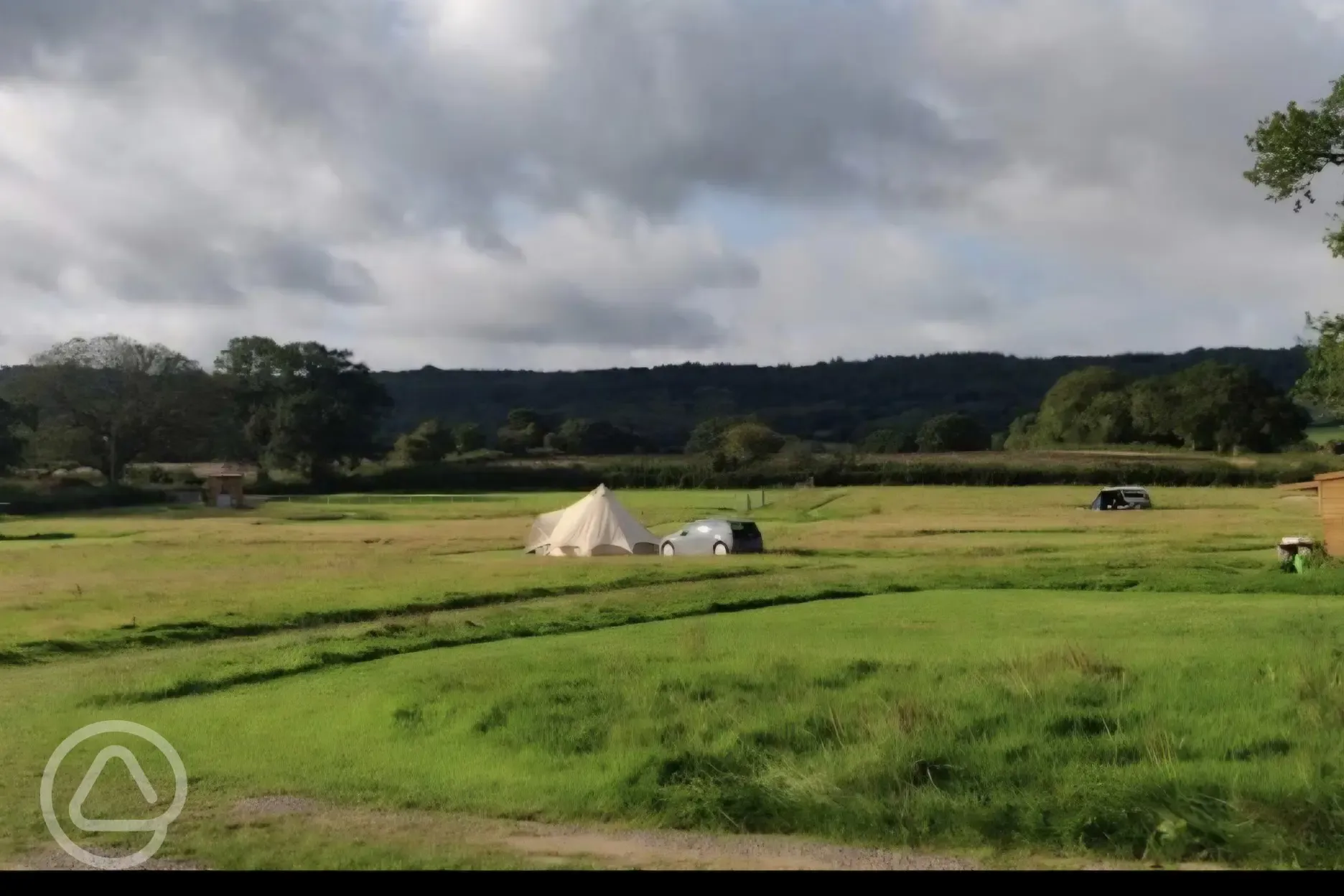 View over the campsite