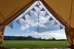 View from the bell tent