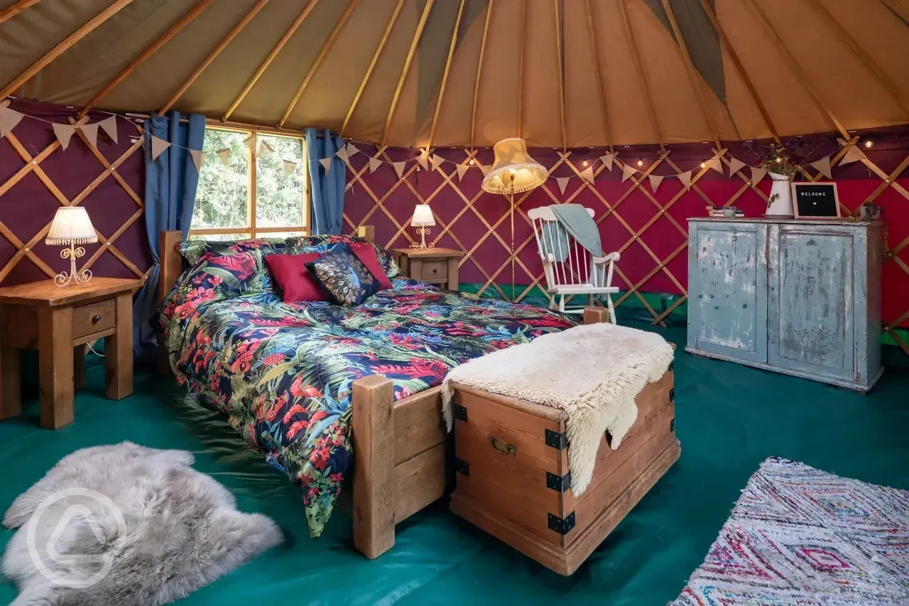 Purple yurt