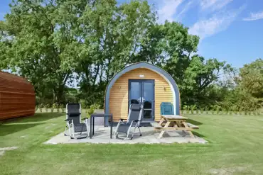 Ensuite glamping pod