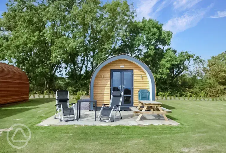 Ensuite glamping pod