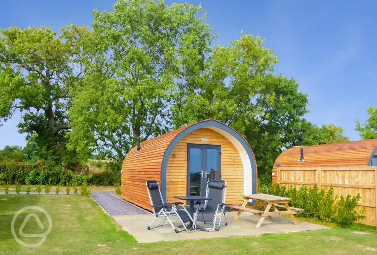 Ensuite glamping pod