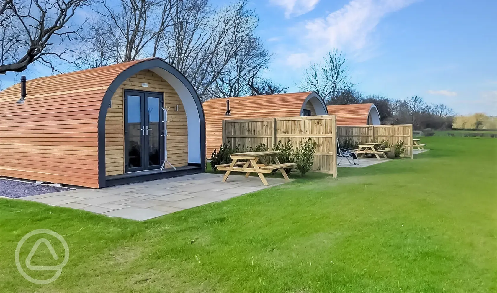 Ensuite glamping pods