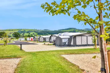 Fully serviced hardstanding pitches at Meadow Springs Country and Leisure Park