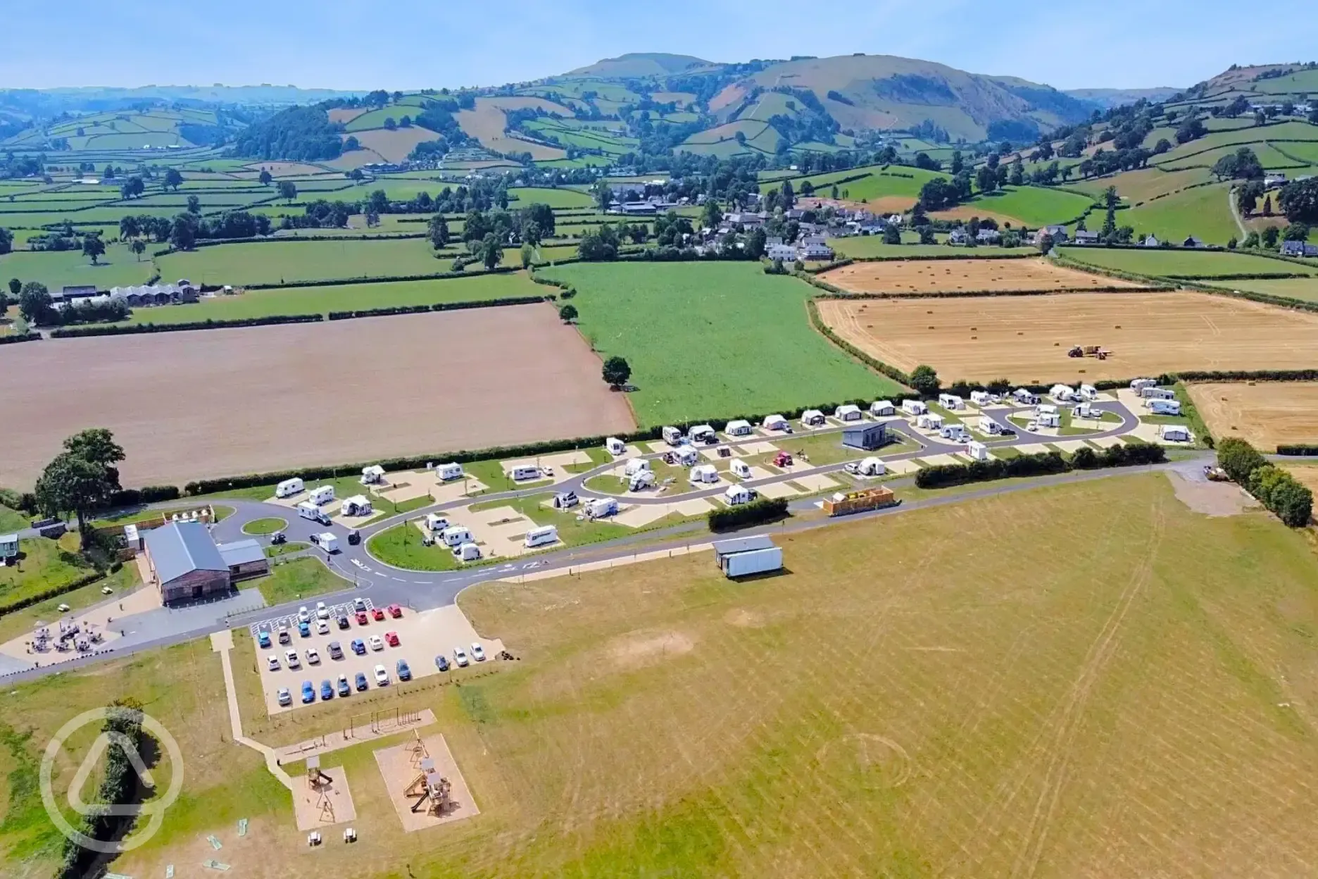 Aerial of Meadow Springs Country and Leisure Park
